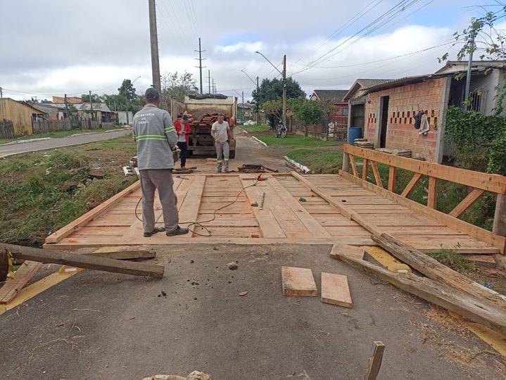 PREFEITURA CONCLUI CONSTRUÇÃO DE NOVO PONTILHÃO NA JUSCELINO