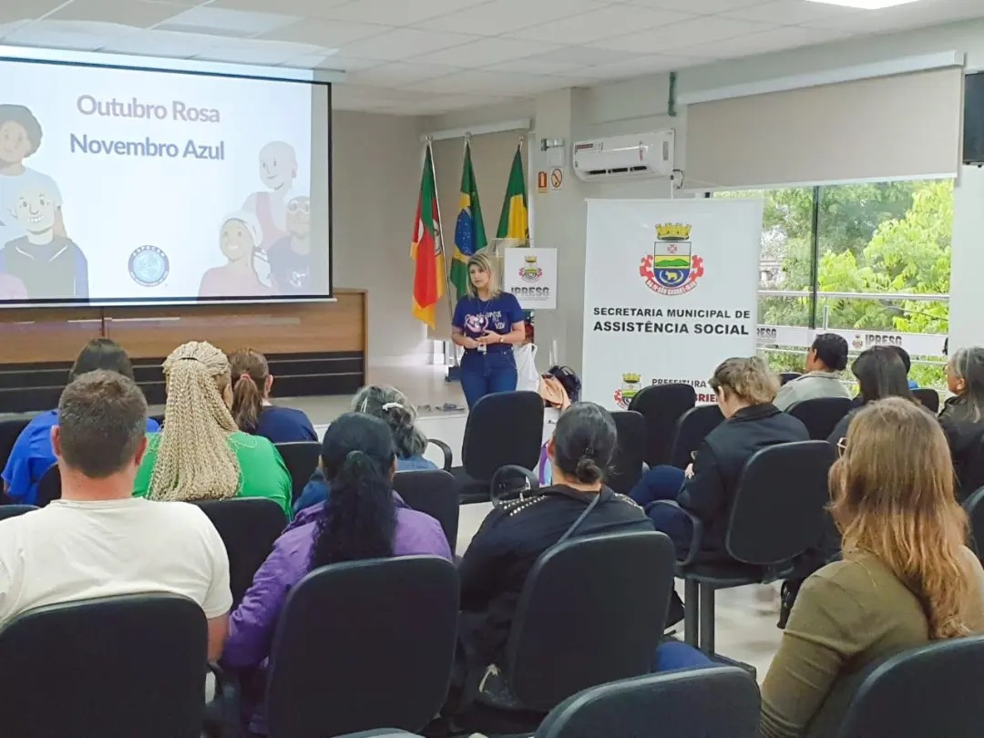 PREVENÇÃO DO CÂNCER É TEMA DE PALESTRA DA ASSISTÊNCIA SOCIAL