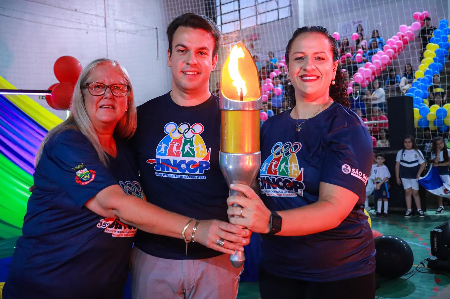 Abertura oficial   ALUNA DA ESCOLA GINÁSIO SÃO GABRIEL É ELEITA RAINHA DOS JINCOP 2024.