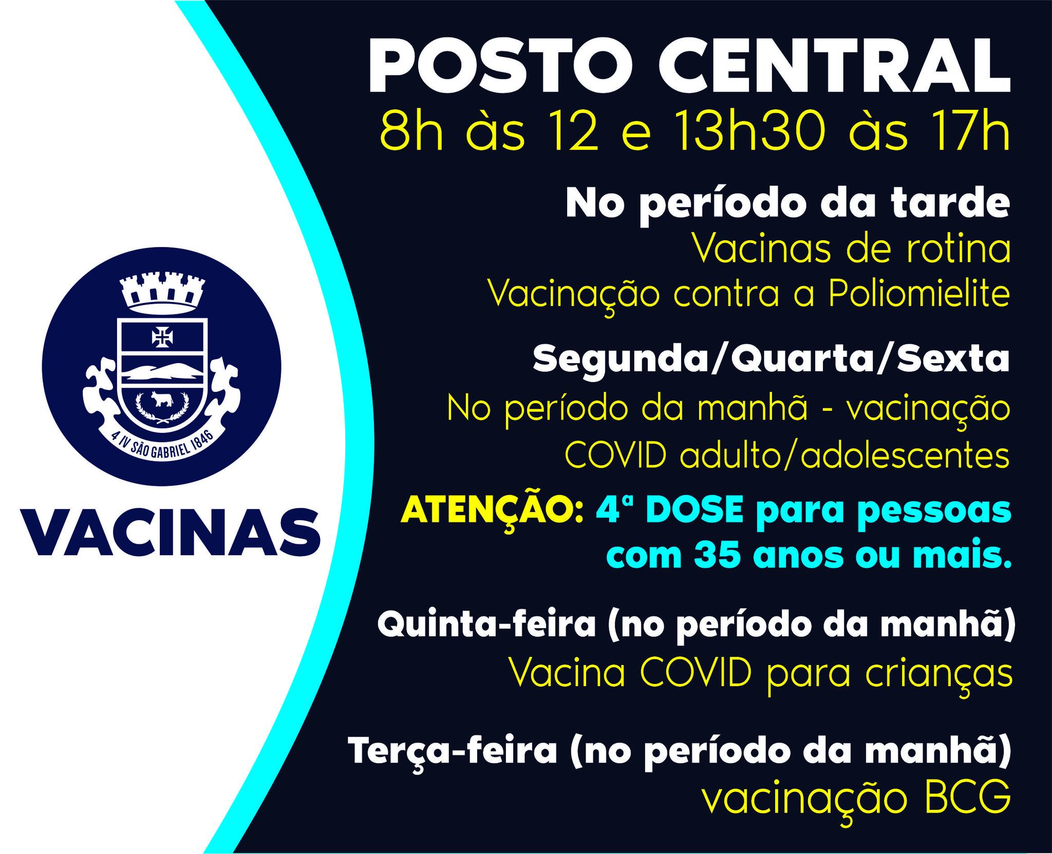 CALENDÁRIO DE VACINAÇÃO